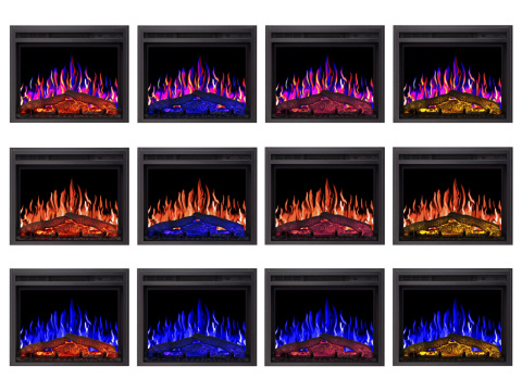 Wkład kominkowy elektryczny do zabudowy AF24 Multicolor