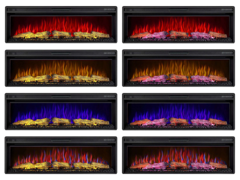 Wkład kominkowy elektryczny do zabudowy AF50 Multicolor