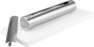 BIOKOMINEK WOLNOSTOJĄCY STAINLESS BIAŁY POŁYSK