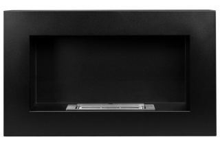 BIOKOMINEK WISZĄCY 650X400 CZARNY MAT