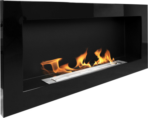 BIOKOMINEK WISZĄCY 900X400 CZARNY POŁYSK