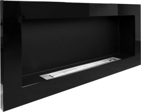 BIOKOMINEK WISZĄCY 900X400 CZARNY POŁYSK