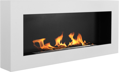 BIOKOMINEK WISZĄCY 900X400 BOX BIAŁY MAT BIOKOMINEK WISZĄCY 900X400 BOX BIAŁY MAT