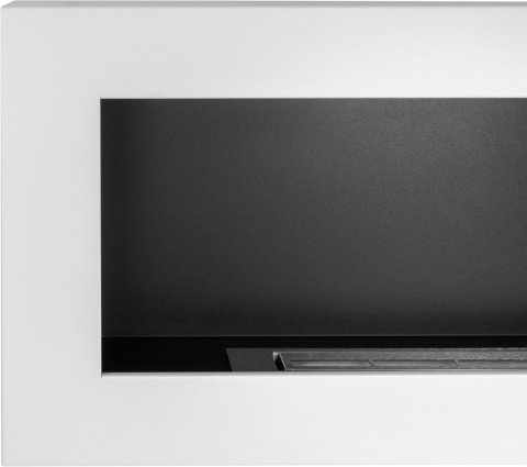 BIOKOMINEK WISZĄCY 900X400 BOX BIAŁY MAT