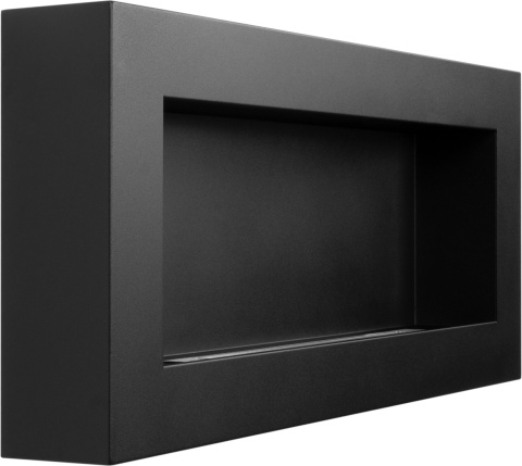 BIOKOMINEK WISZĄCY 900X400 BOX CZARNY MAT
