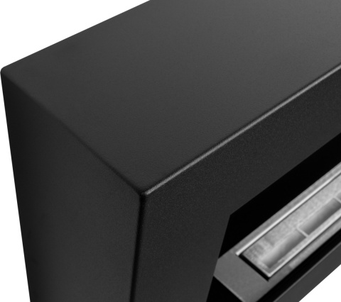 BIOKOMINEK WISZĄCY 900X400 BOX CZARNY MAT